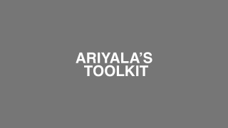 Ariyala's Toolkit