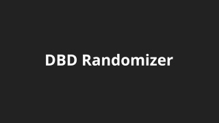 DBD Randomizer