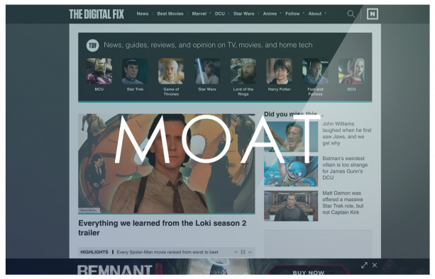 powered by moat