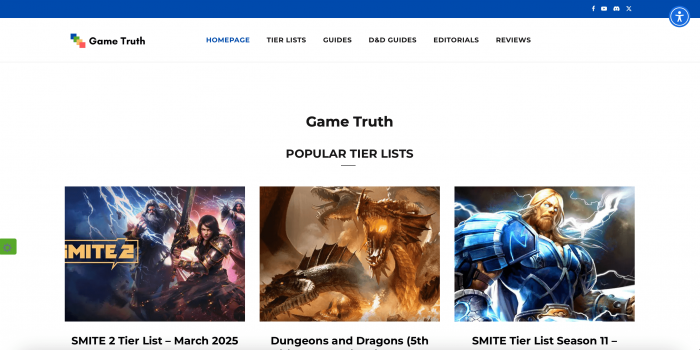 Game Truth home page