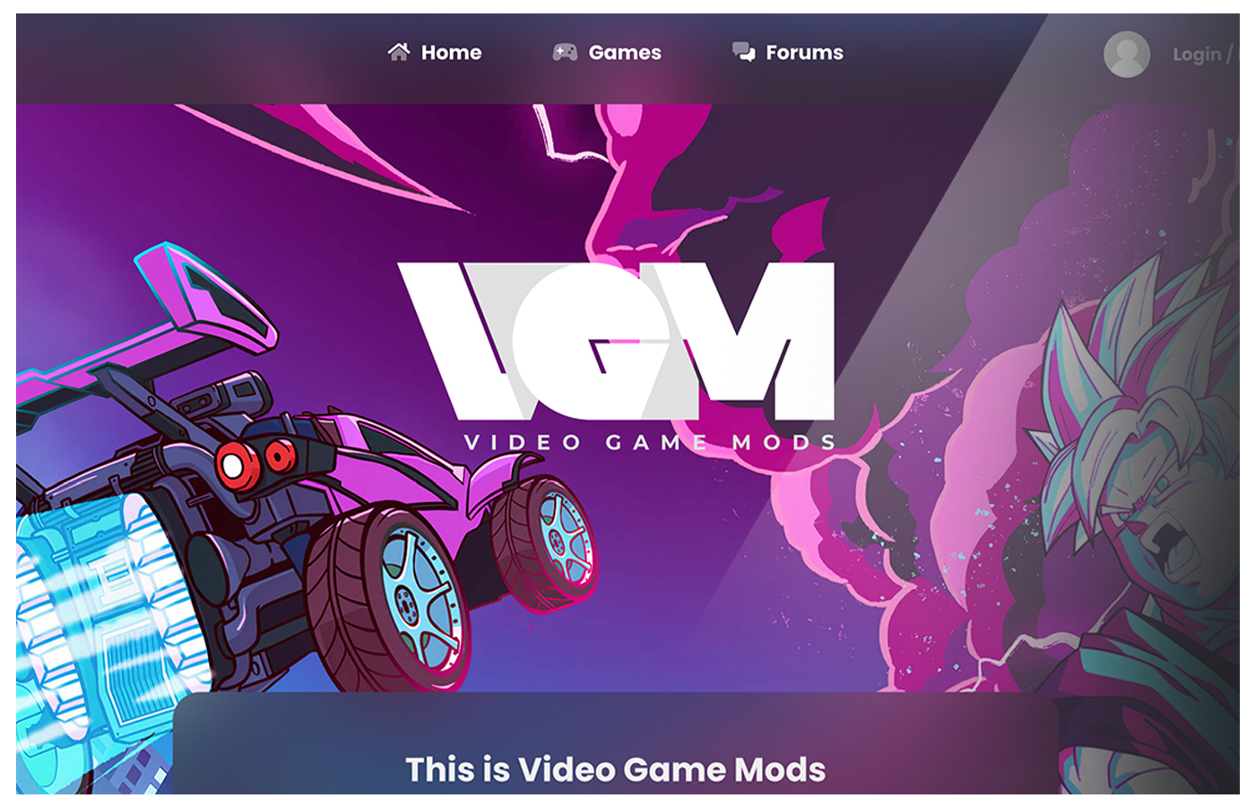 video game mods homepage